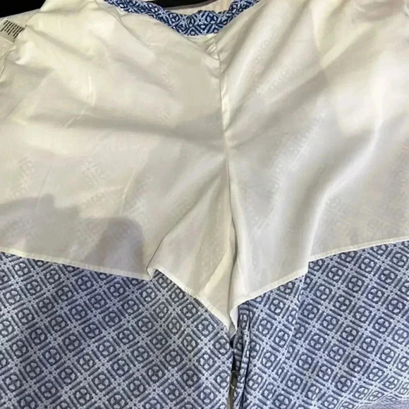 Kaari Blue Front Slit Pallazzo Pants PXL - Picture 6 of 8